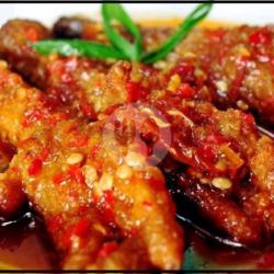 Ceker Ayam Sambal Pedas Paket Komplit