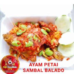 Nasi Ayam Petai Sambal Balado