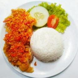 Nasi Double Ayam Geprek
