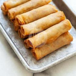 Crispy Rolls Coklat Keju   Topping