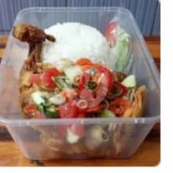 Paket Nasi  Ayam Negri  Lalap Dan Sambal