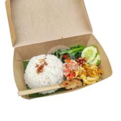 Nasi Ayam Betutu Sayur Gonde