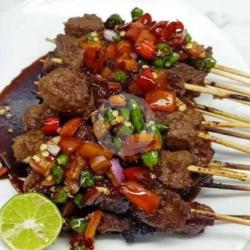 Sate Sapi Campur Lemak