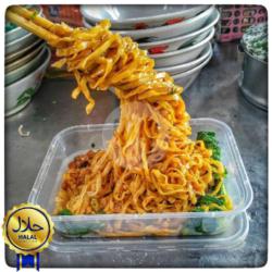 Mie Lebar Manis (baso Pangsit)