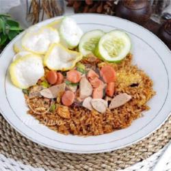 Nasi Goreng Sosis Bakso Ikan