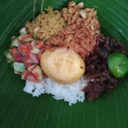 Nasi Daun Belut   Telur Opor