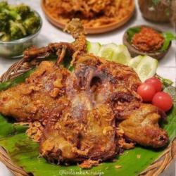 Nasi Ayam Montok Goreng Sambal Lalapan