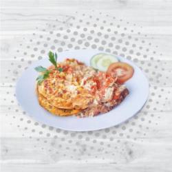 Nasi Goreng   Telur   Paha Bawah Geprek