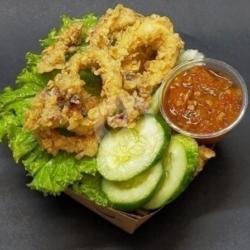 Cumi Crispy Saus Special Si Mantap