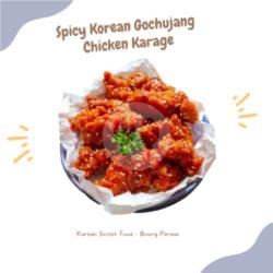 Spicy Korean Gochujang Chicken Karage