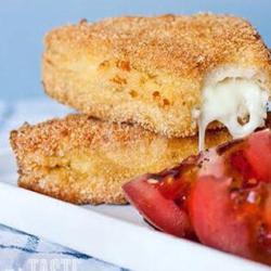 Fried Mozzarella Sandwich