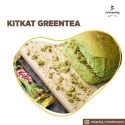 Roti Kukus / Panggang Kitkat Greentea