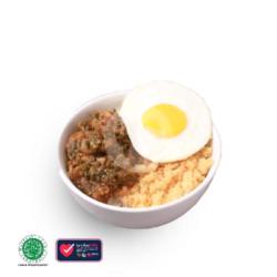 Nasi Crispy Chicken / Beef Sambal Ijo