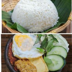 N 4t (nasi Tahu Tempe Terong Telur)