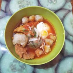 Seblak Campur Telor Bakso