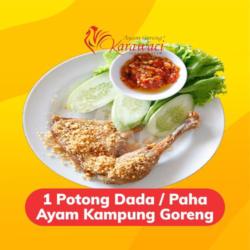 1 Potong Dada / Paha  Ayam Kampung Goreng