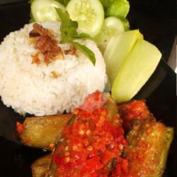 Nasi Terong Sambal Dower