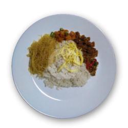 Nasi Uduk ( Lauk Tidak Dapat Dipisah )