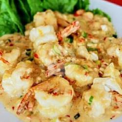 Udang Cah Telur Asin