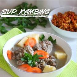 Sup Kambing Kampoeng Malabar( Free Nasi Putih )