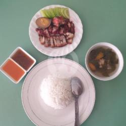 Nasi Campur, Siobak,chasio, Siokhe Telor Kecap