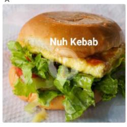 2 Burger Datekeso(daging,telur,keju,sosis)