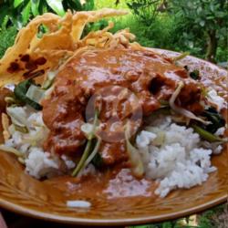 Nasi Pecel Lauk Telur Ceplok