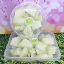 Buah Melon Hijau Potong