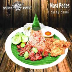 Nasi Pedes Baby Cumi   Pete