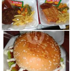 Paket Beef Steak Chiken Steak   Chiken Burger