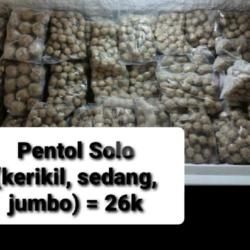 Pentol Solo 3 Varian (krikil, Sedang, Jumbo)