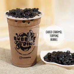 Choco Caramel Topping Bubble