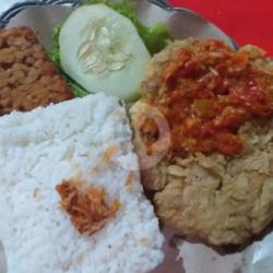 Nasi   Dadar Geprek