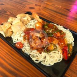 Mie Pacar Udang Sambal Pedas