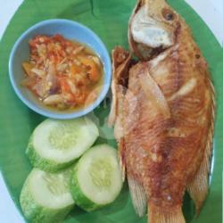 Ikan Nila Merah Goreng