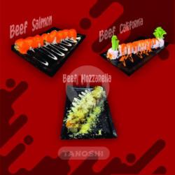 Paket 3 Beef Sushi (3 Porsi)