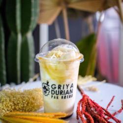 Premium Smoothies Durian Cheese Brown