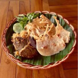 Nasi Pecel Daging Empal