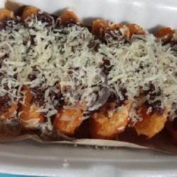 Pisang Crispy Keju Coklat (gtaris Kopi Hitam)