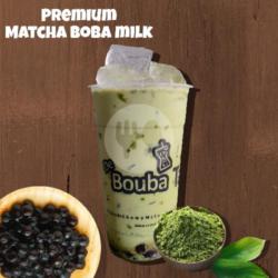 Premium Matcha Boba Milk