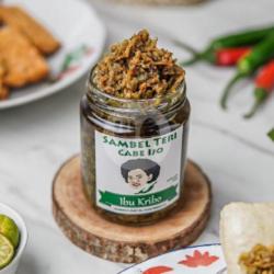 Bundling 2pcs Sambal Teri Cabe Ijo - Sambal Ibu Kribo Oleh Oleh Khas Bogor