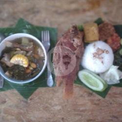 Paket 1 (nasi   Nila   Tahu   Tempe   Sayur Asem   Sambal   Lalapan)