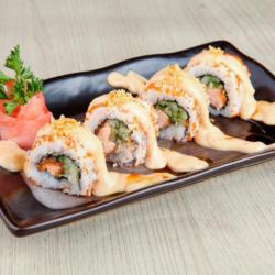 Salmon Karaage Roll