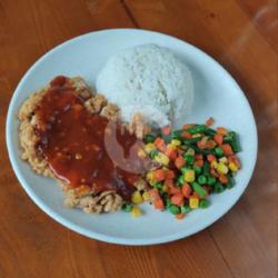 Nasi Chicken Steak