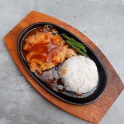 Gj. Rice Chicken Steak Bbq