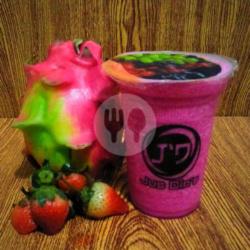 Jus Mix Buah Naga   Strawberry