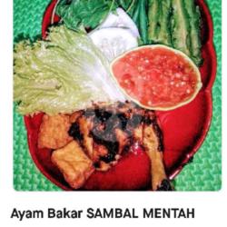 Ayam Bakar Nasi Tahu Tempe Sayur  Sambal Mentah