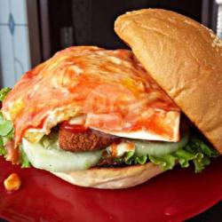 Burger Nugget Crispy Keju Kotak