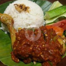 Nasi, Ayam, Sambel, Penyet, Teh