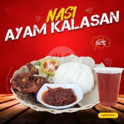 Nasi Ayam Kalasan   Teh Manis